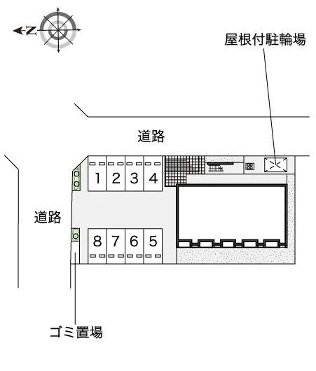 ★手数料０円★水戸市東赤塚　月極駐車場（LP）